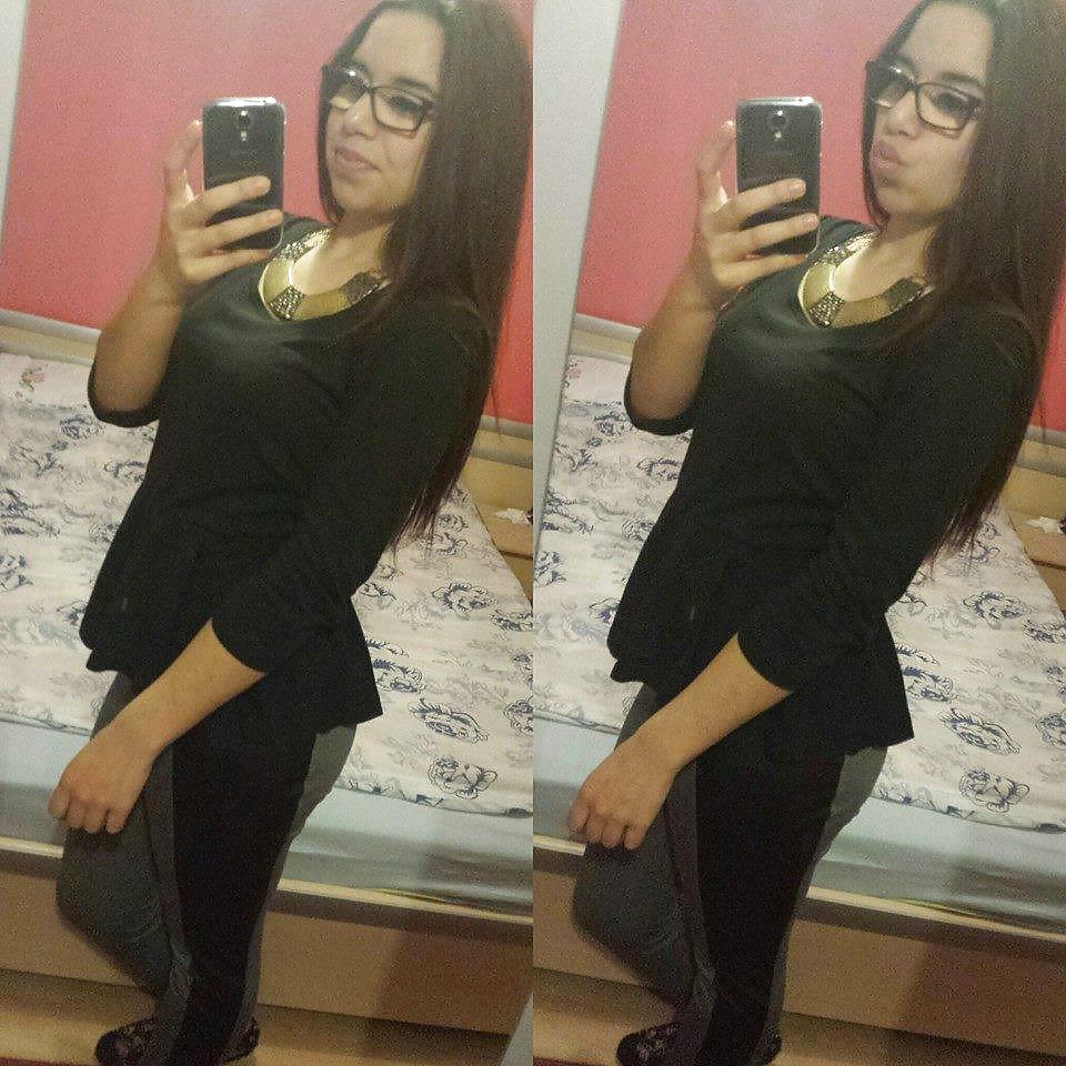 21P Turksih teen with glasses and a tight body! Is she a virgin?