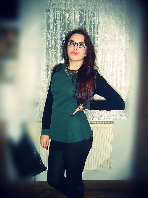 21P Turksih teen with glasses and a tight body! Is she a virgin?