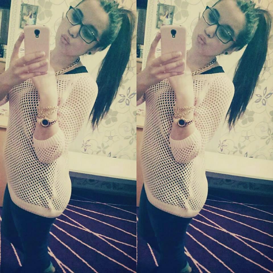 21P Turksih teen with glasses and a tight body! Is she a virgin?