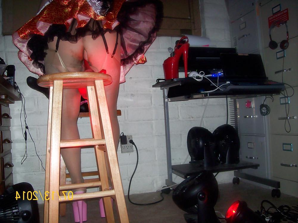 25P Tgirl BBC slut teases kinky Cajun Black Daddy Emile's BB15C