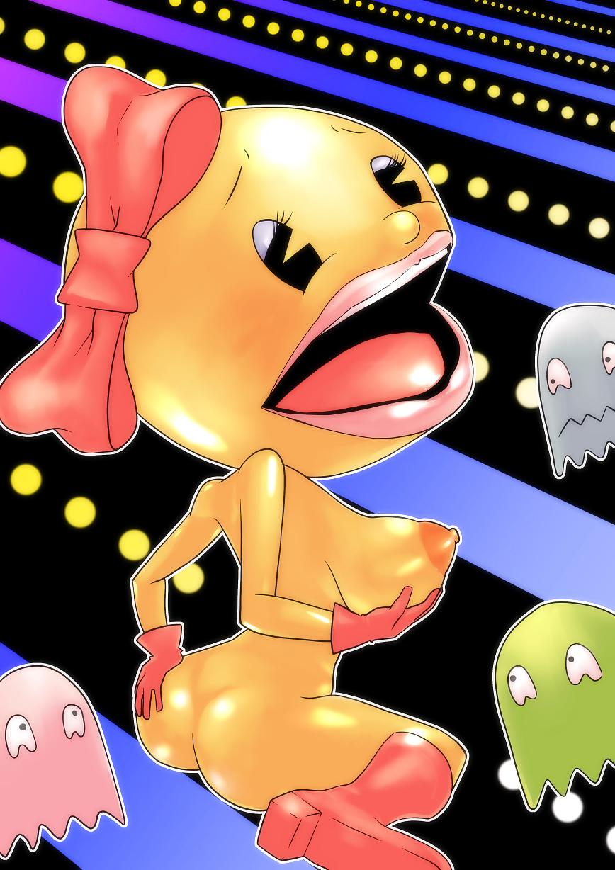25P 0180- Cartoon Art Comix - Ms.Pac-Man ))