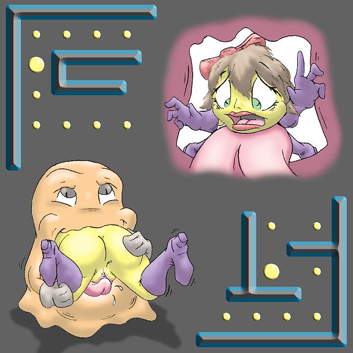 25P 0180- Cartoon Art Comix - Ms.Pac-Man ))