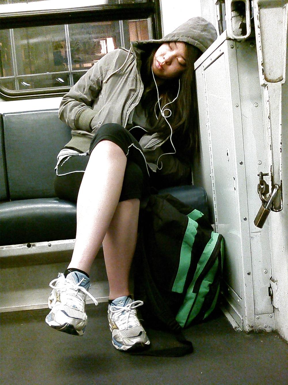 13P Sluts on train