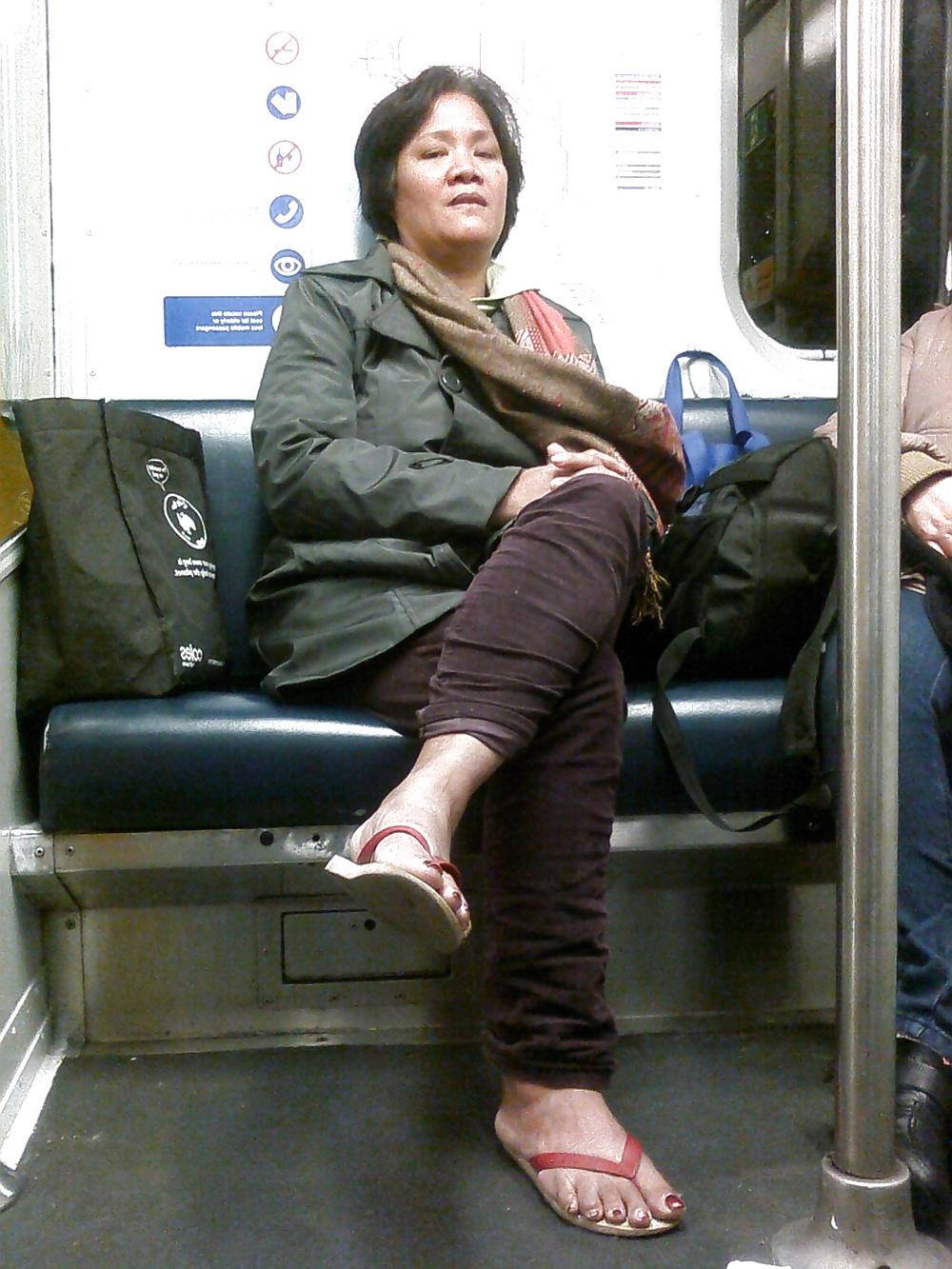 13P Sluts on train