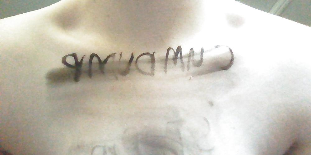 6P Punishment: Body Writing.