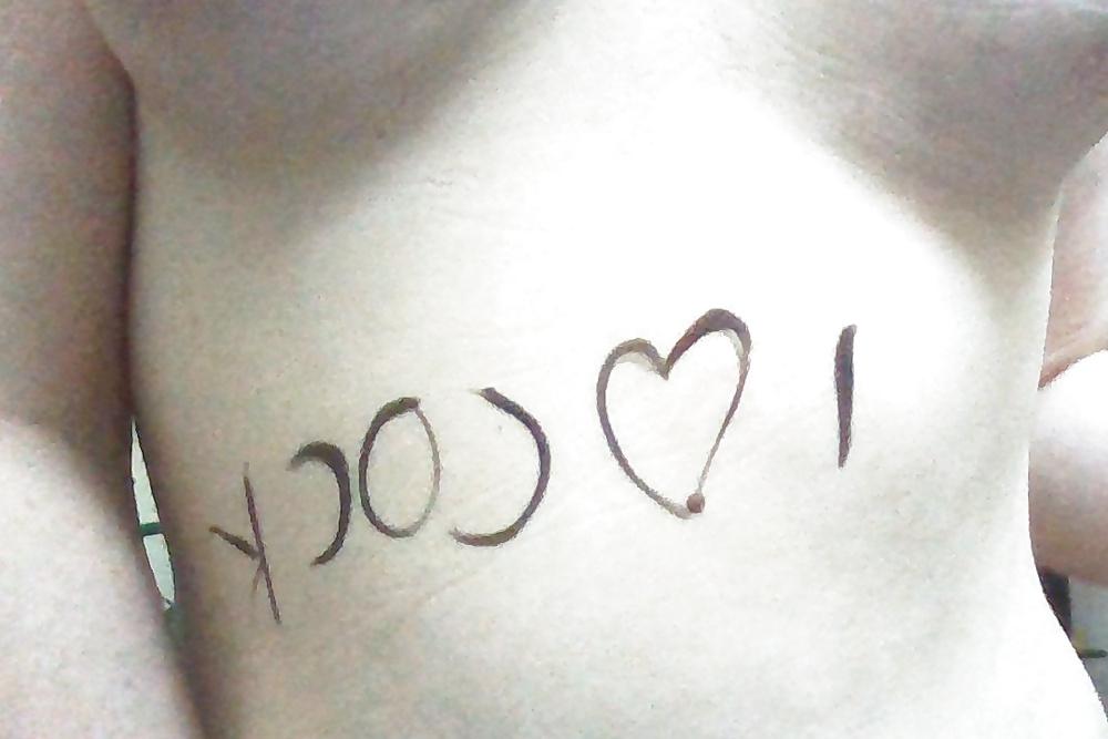 6P Punishment: Body Writing.
