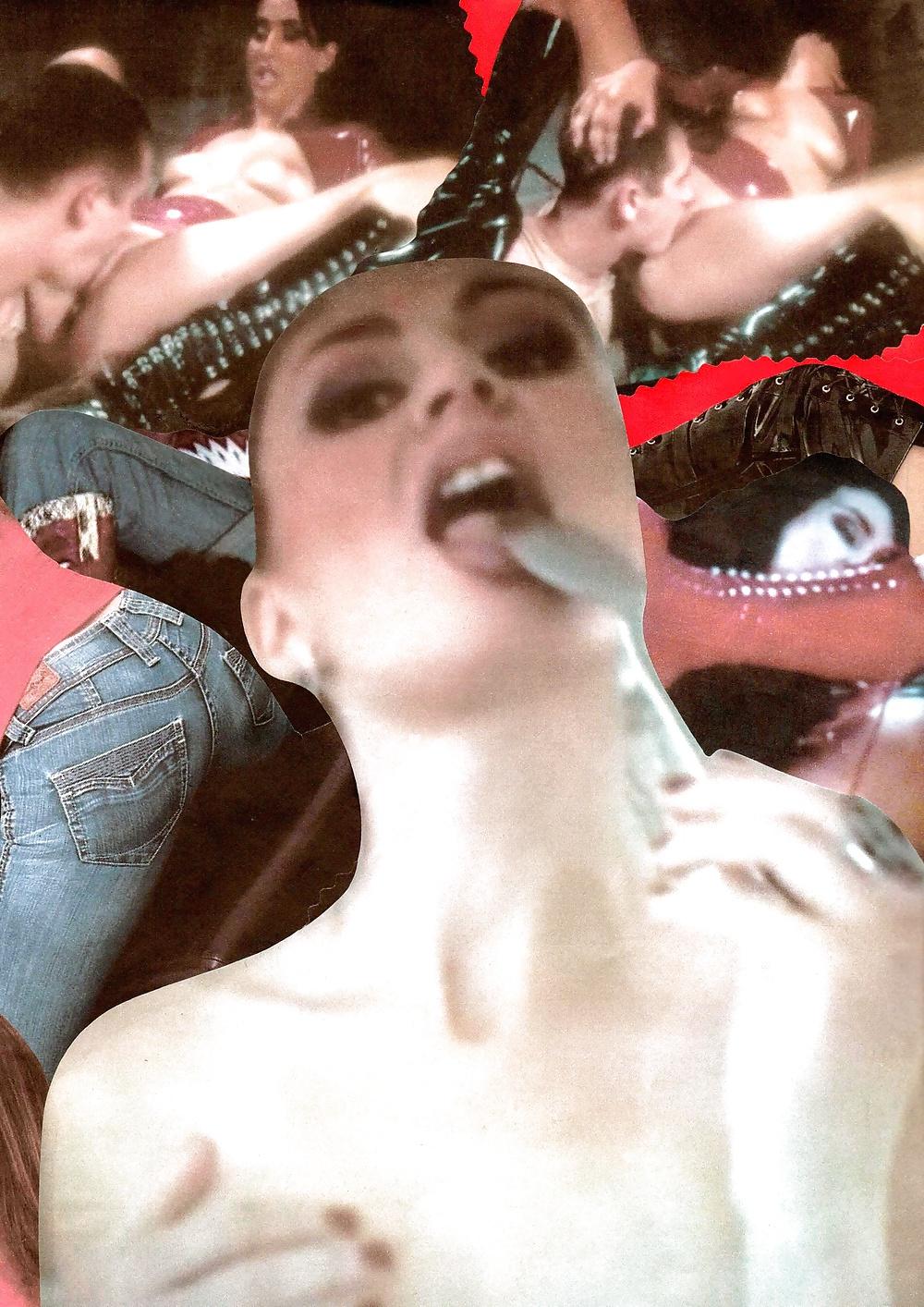 14P Femdom Art Collages
