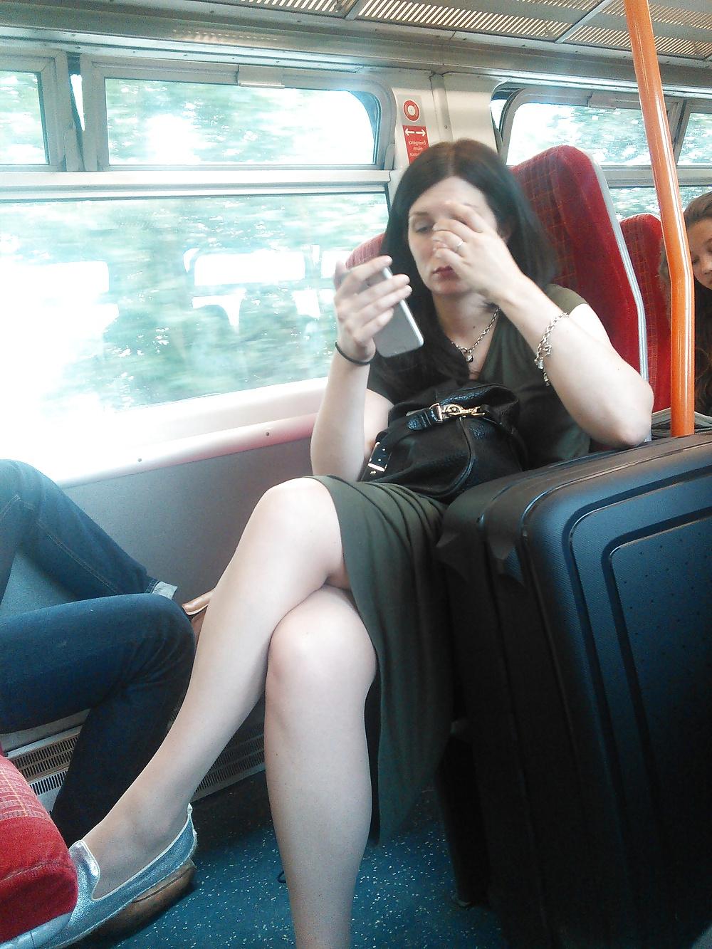 13P Londonperv's Candids 2014 - July vol 11 (Train Perving)