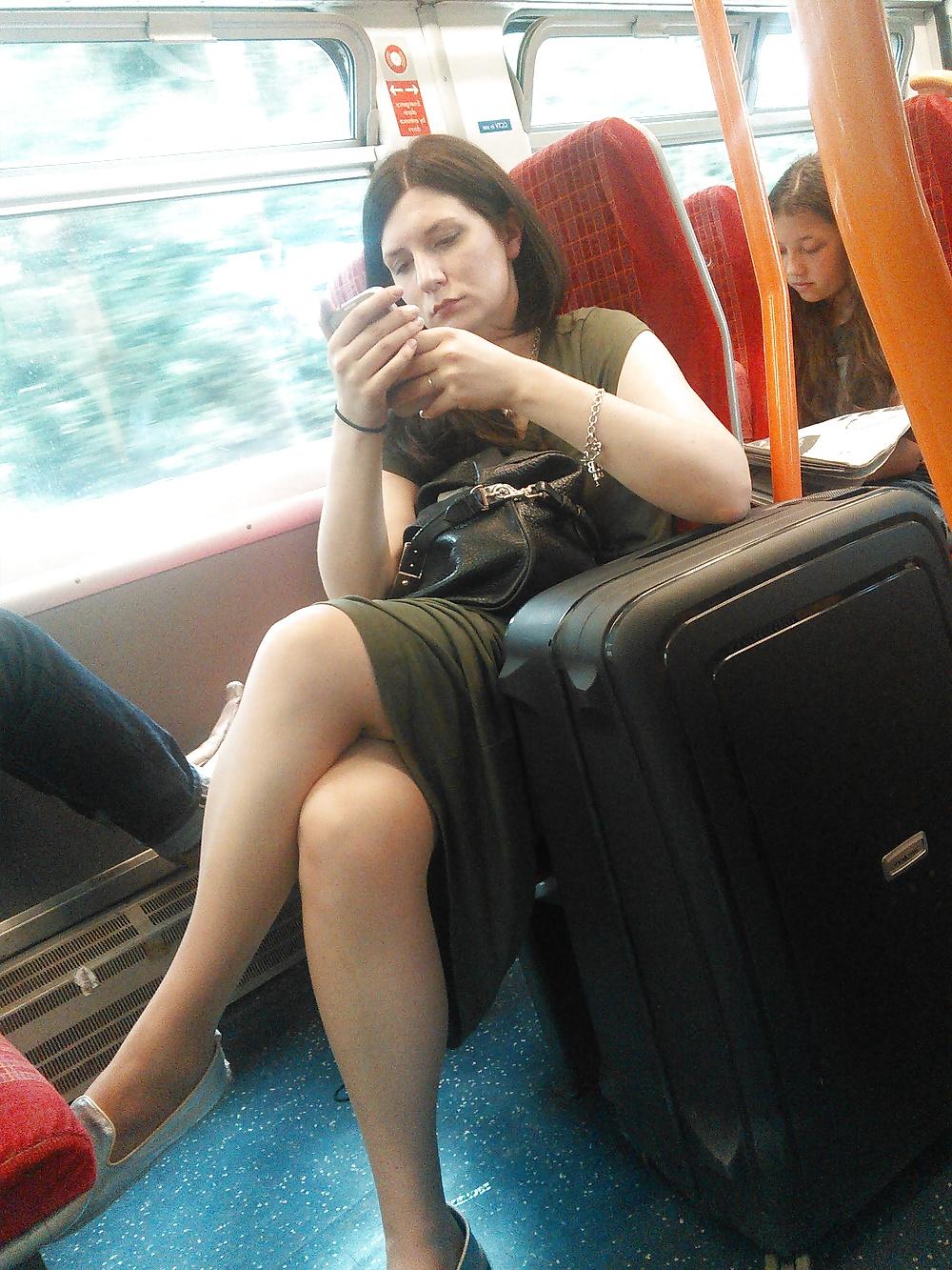 13P Londonperv's Candids 2014 - July vol 11 (Train Perving)