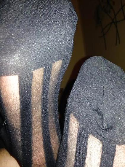 25P Nylons, Feet, Painted Toes! Fun with the wife!