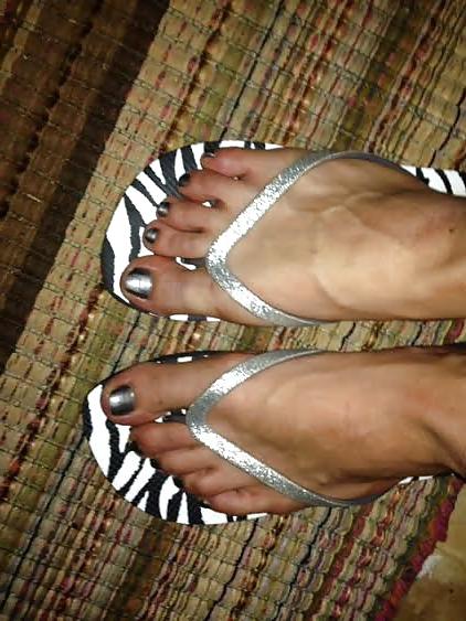 25P Nylons, Feet, Painted Toes! Fun with the wife!