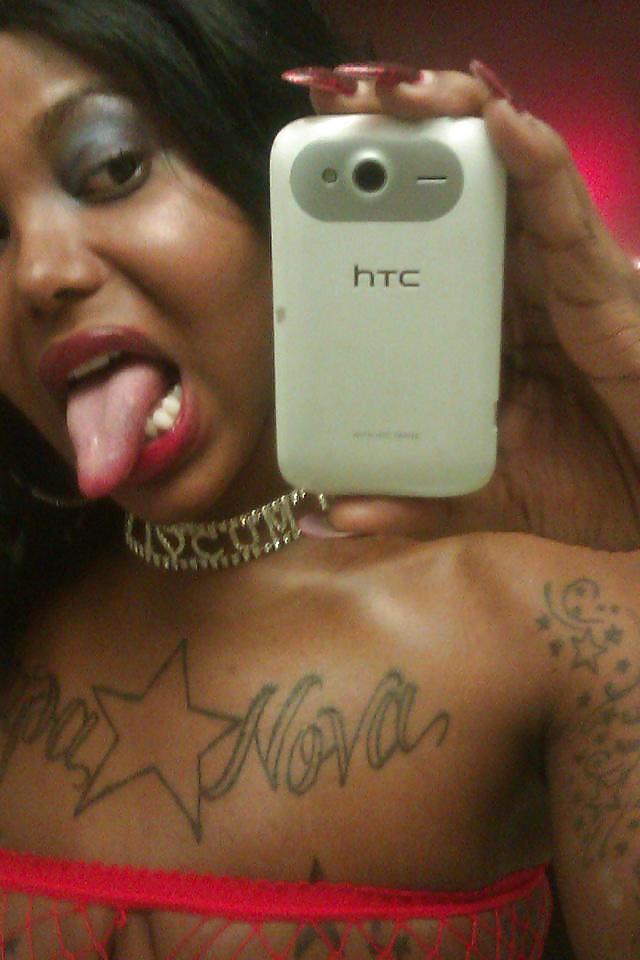 25P Houston hooker - black tattooed bitch