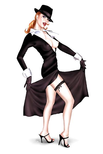 25P Pin-Up-Kunst von Jessica Dougherty