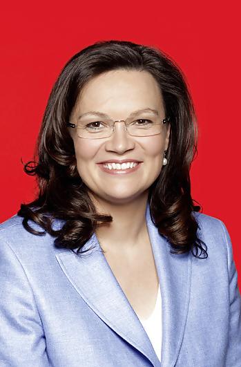 11P German politic celeb bitch Andrea Nahles