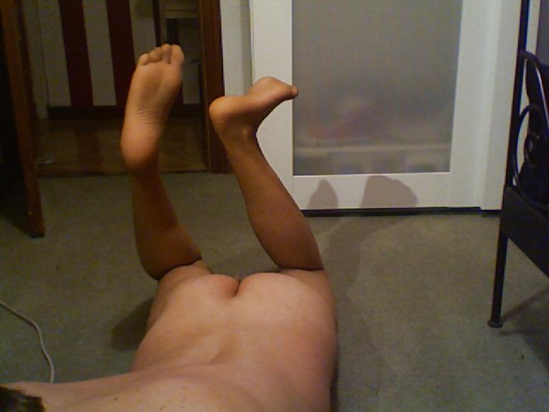 12P Sissy zoe pantyhose , ass small cock feet