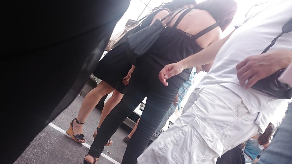 22P Candid heels feet and legs 2
