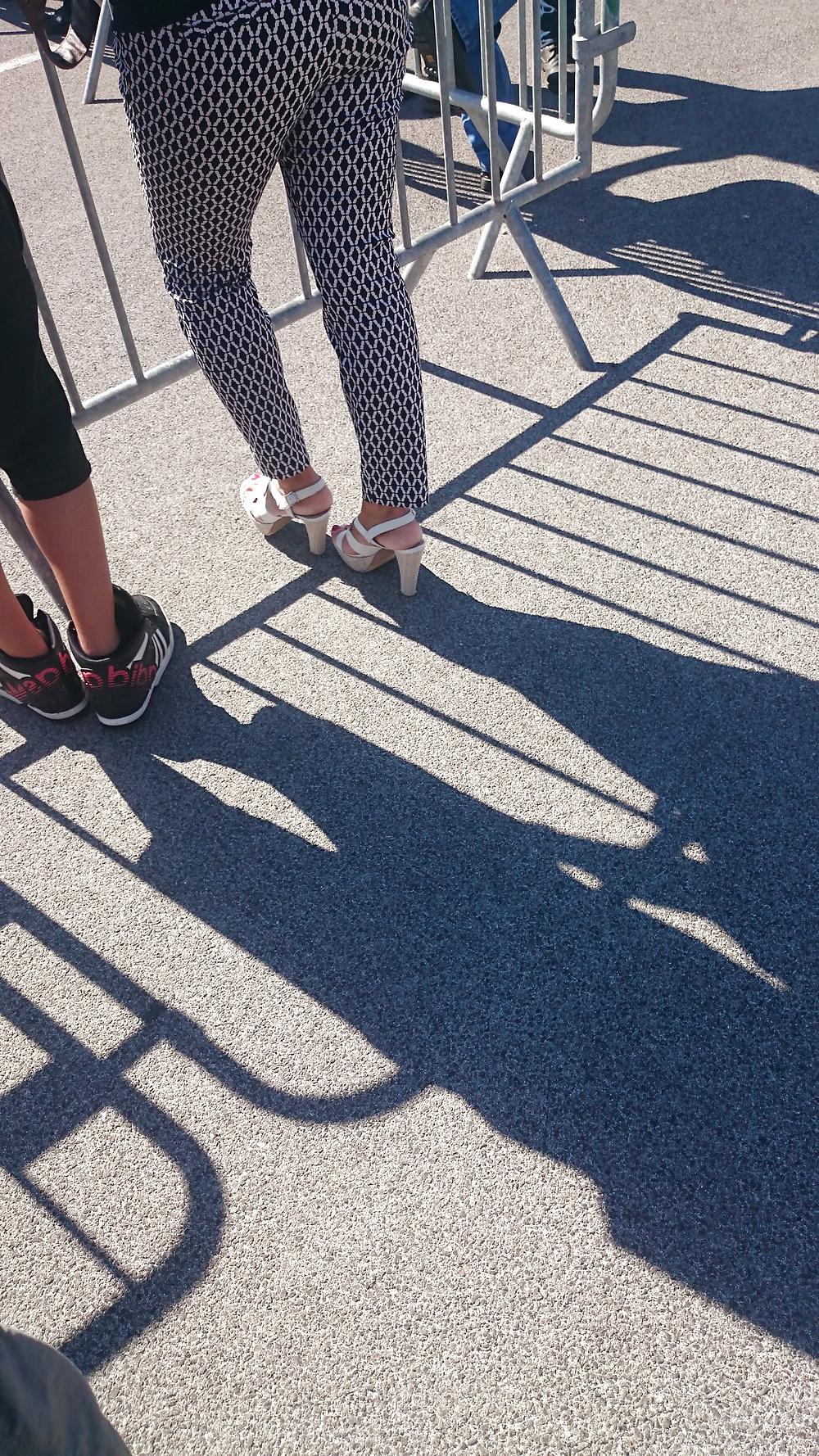 22P Candid heels feet and legs 2