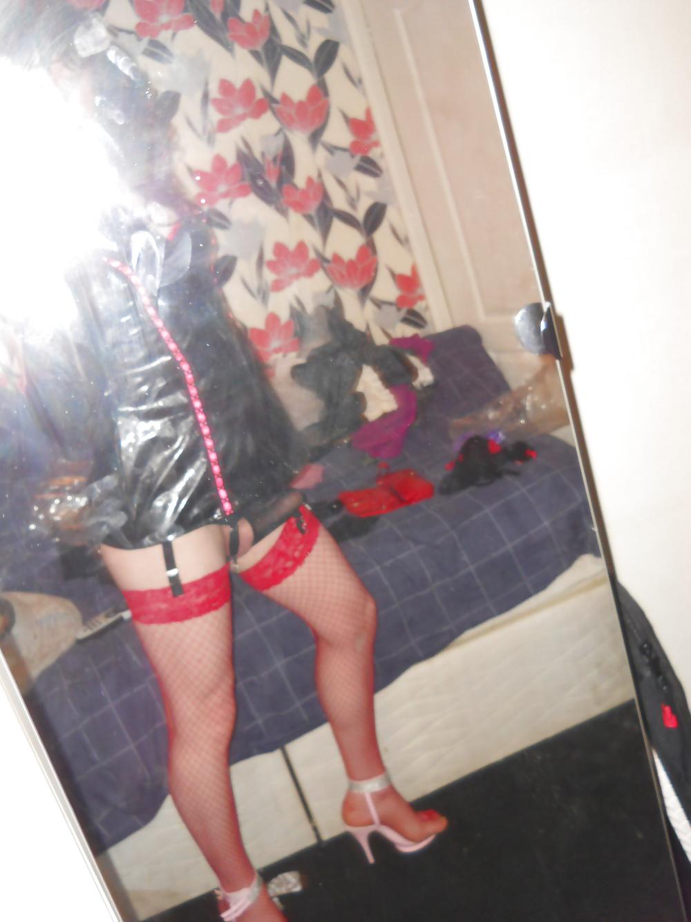 25P Black pvc gloves