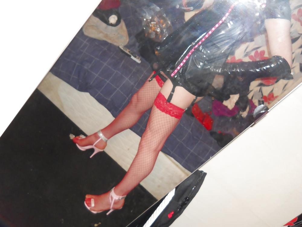 25P Black pvc gloves