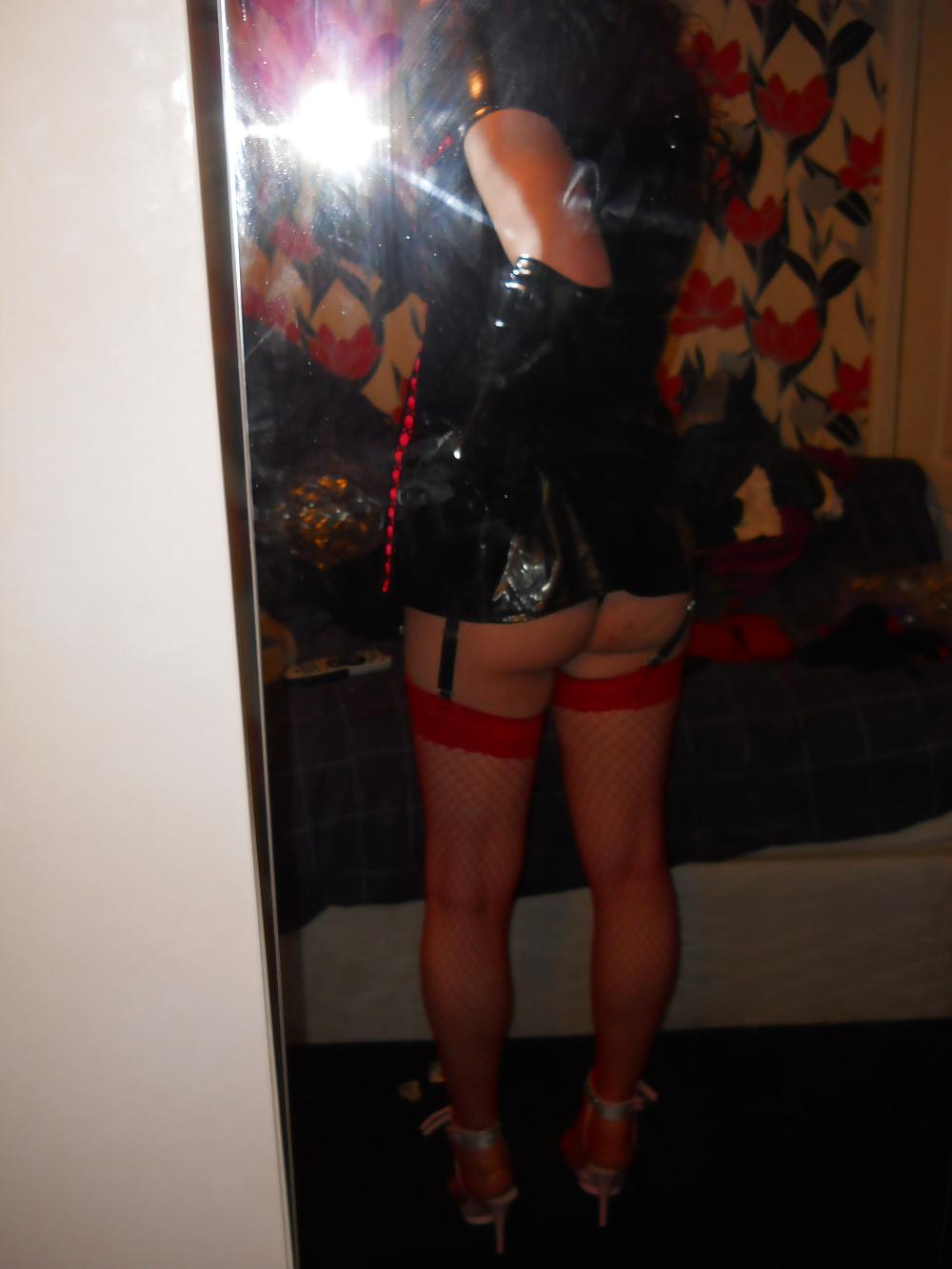 25P Black pvc gloves
