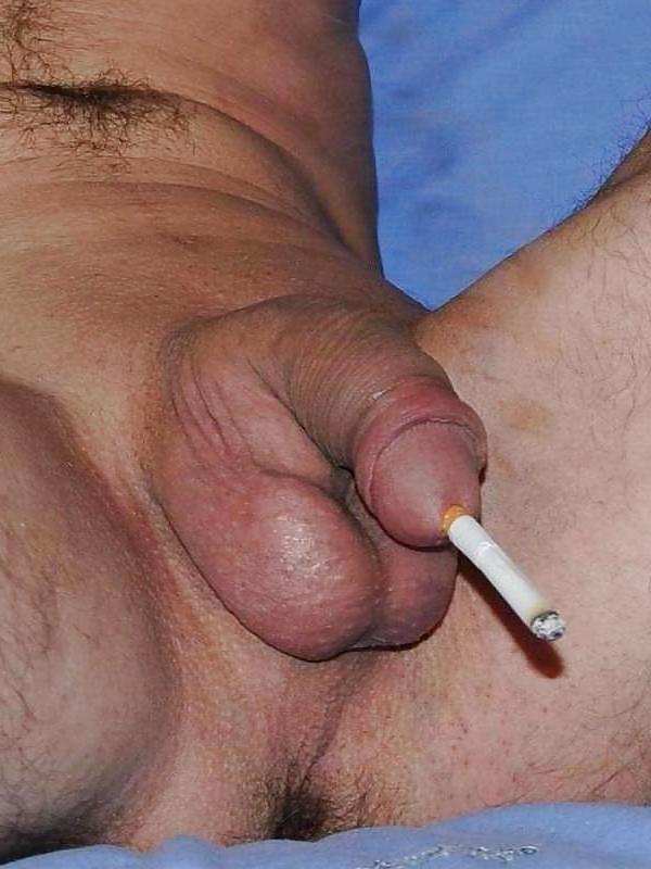 6P Penis insertion cigarette 