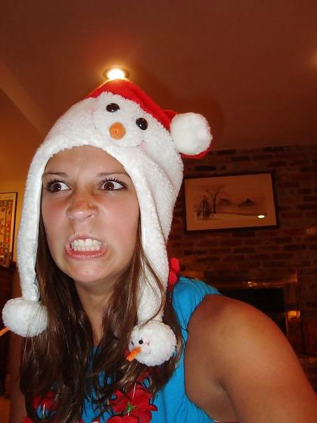 25P Cute Teens Making Silly Faces 
