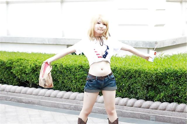 25P Cute Hong Kong Teenage Cosplayer Selfie