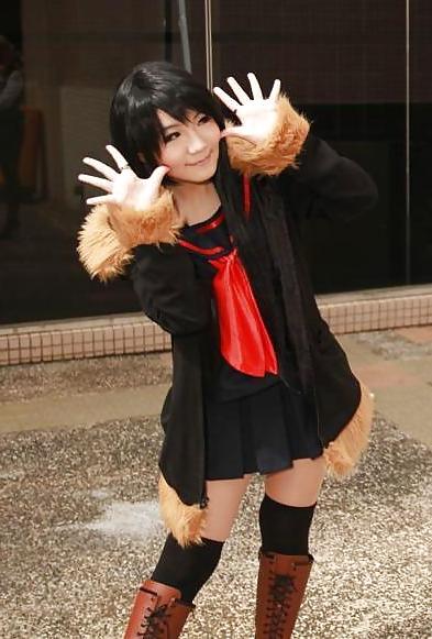 25P Cute Hong Kong Teenage Cosplayer Selfie