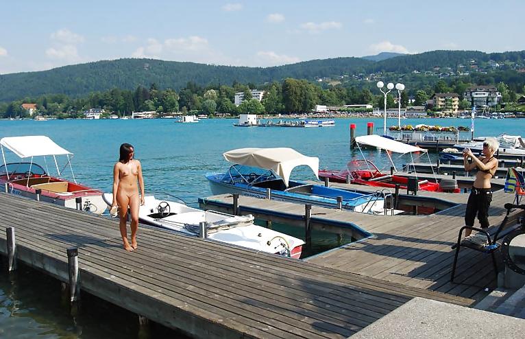 25P Alena Nude in Public