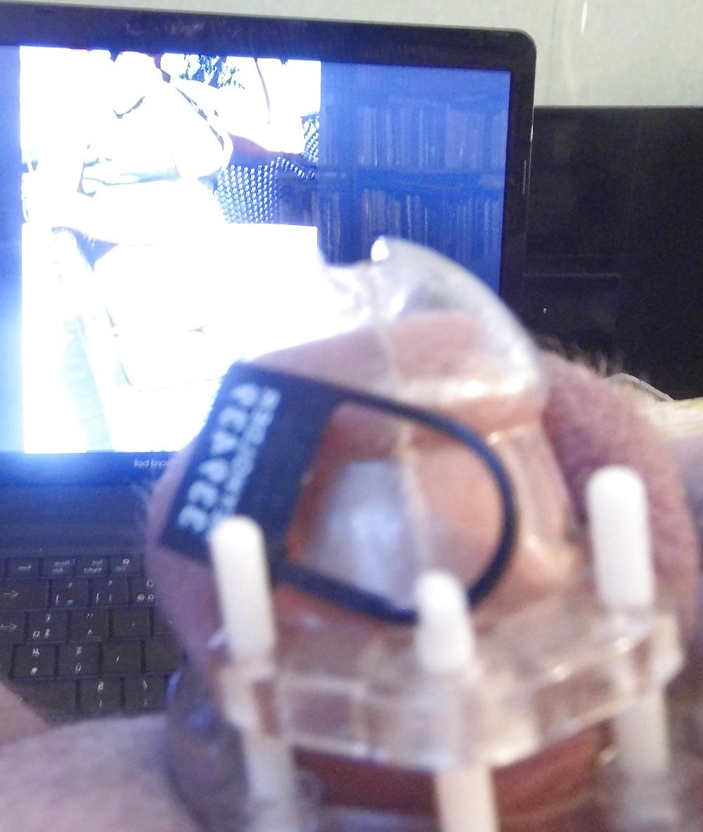 17P CB6000s chastity for Goddess A.