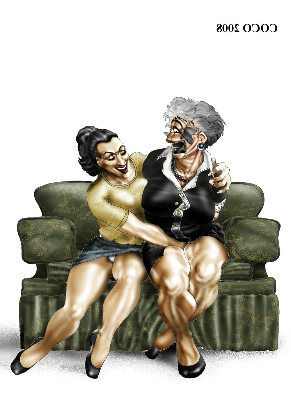 21P Coco bondage art