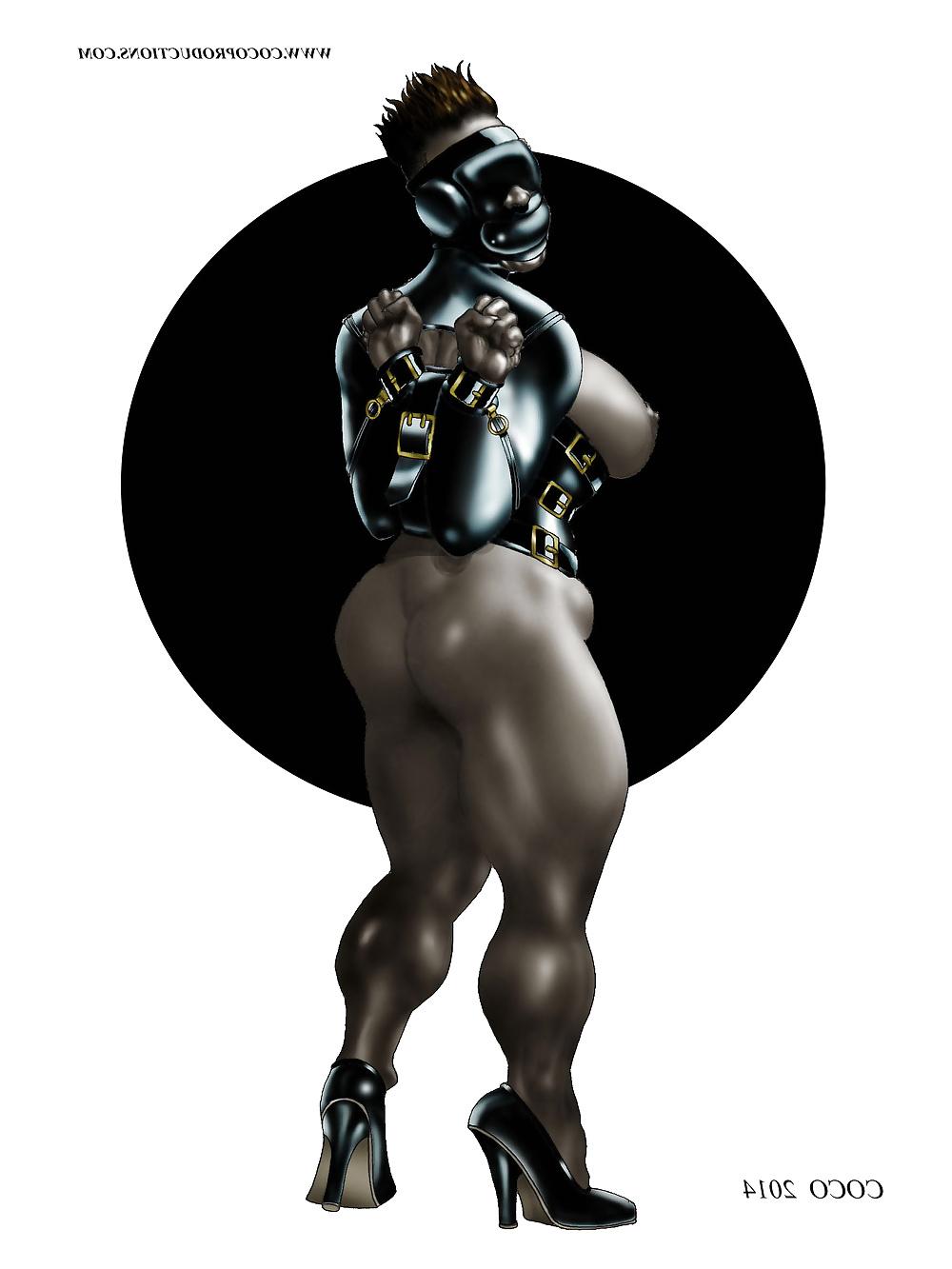 21P Coco bondage art
