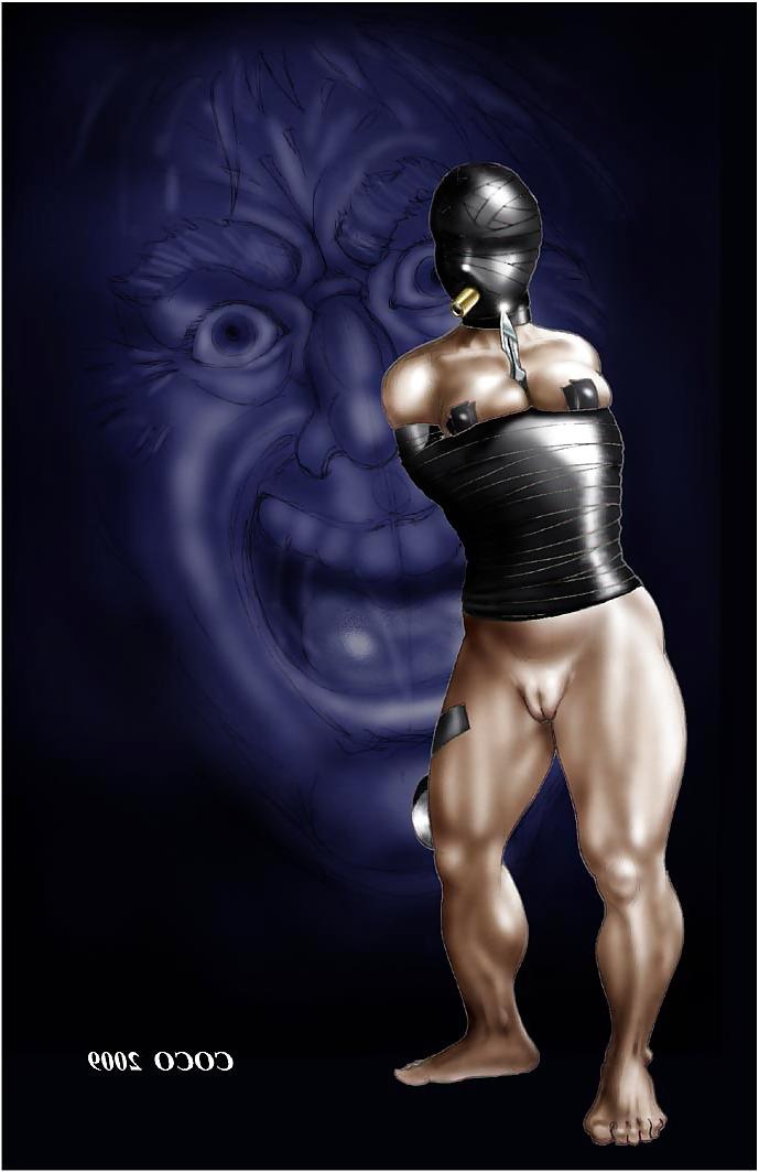 21P Coco bondage art