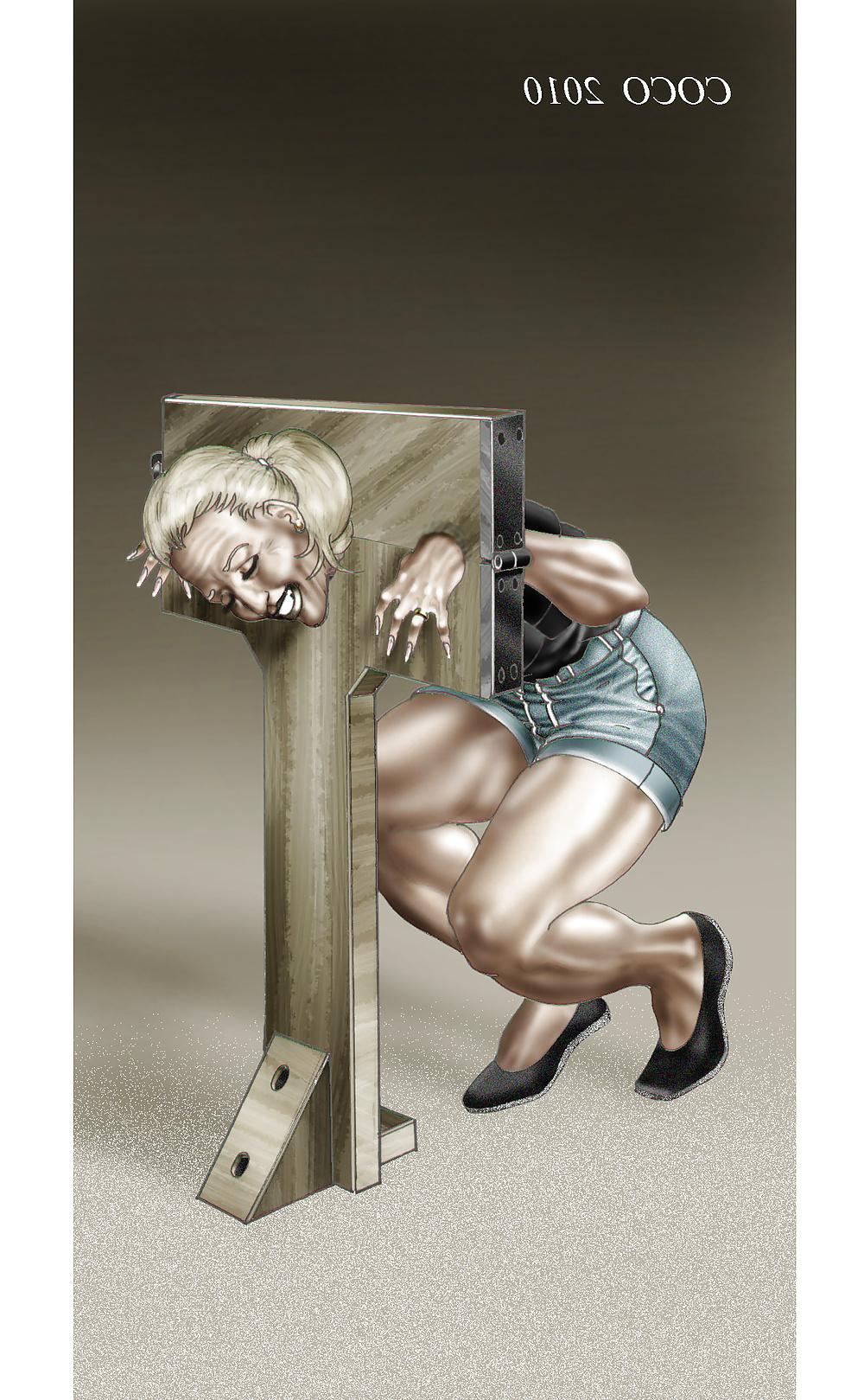 21P Coco bondage art