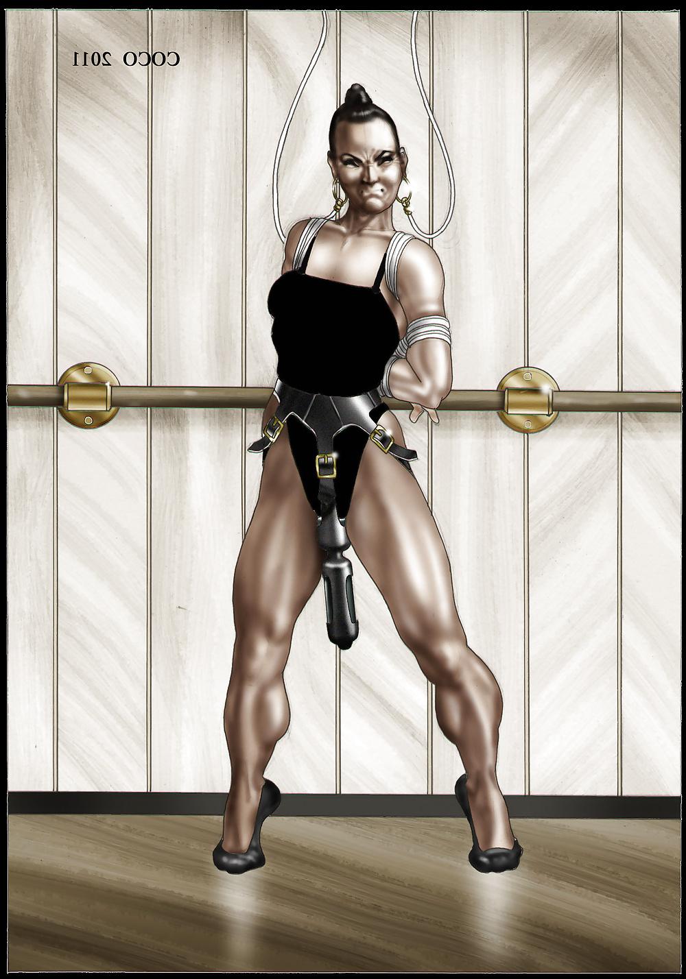 21P Coco bondage art