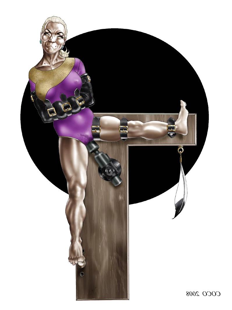 21P Coco bondage art