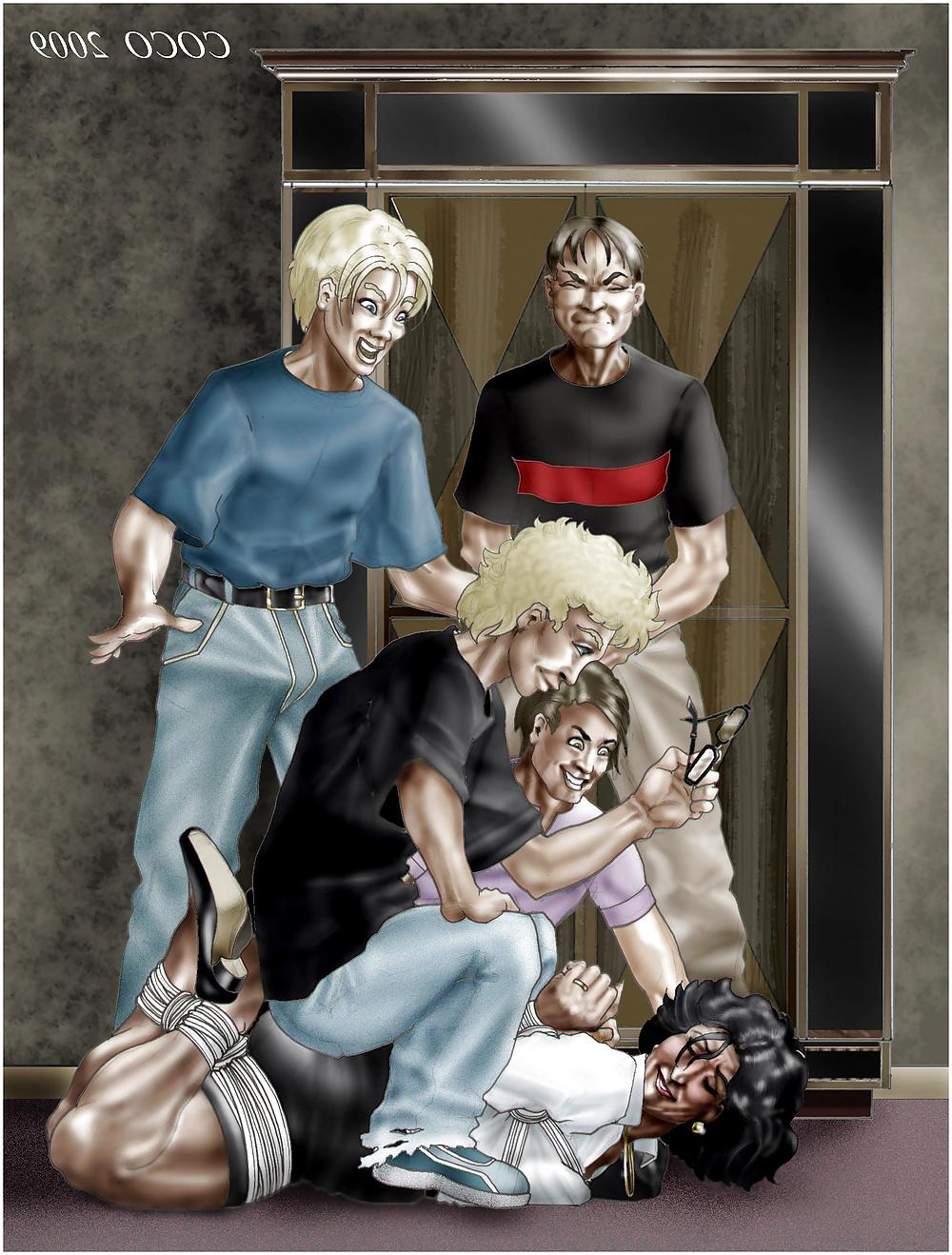 21P Coco bondage art