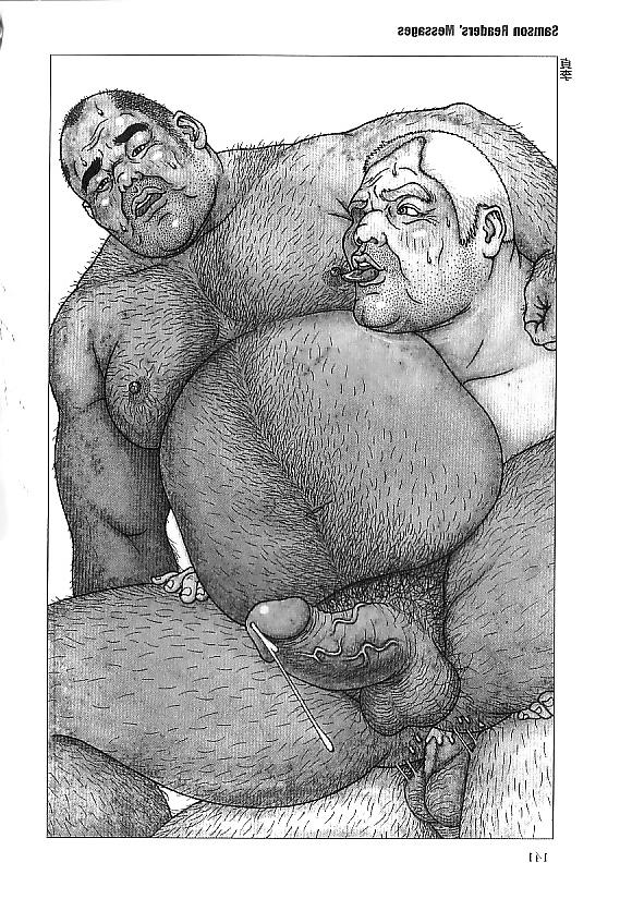 4P Fat man gay