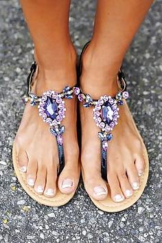 25P Cute Teen Feets in Sandals