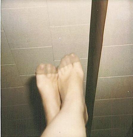 20P My feet in pantyhose for your CUM