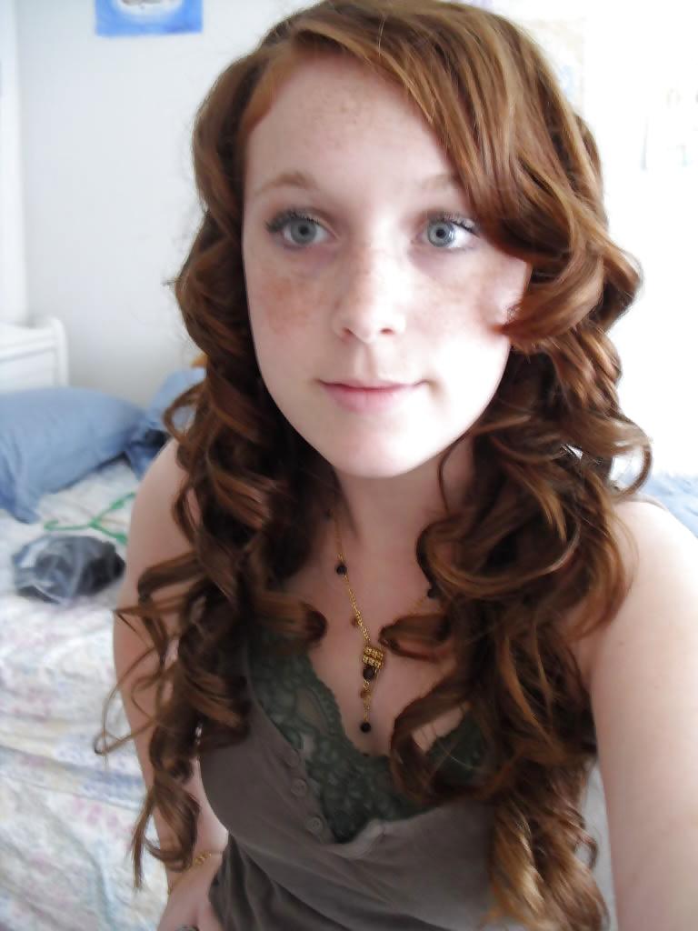 14P Cute Redhead Teen with curls
