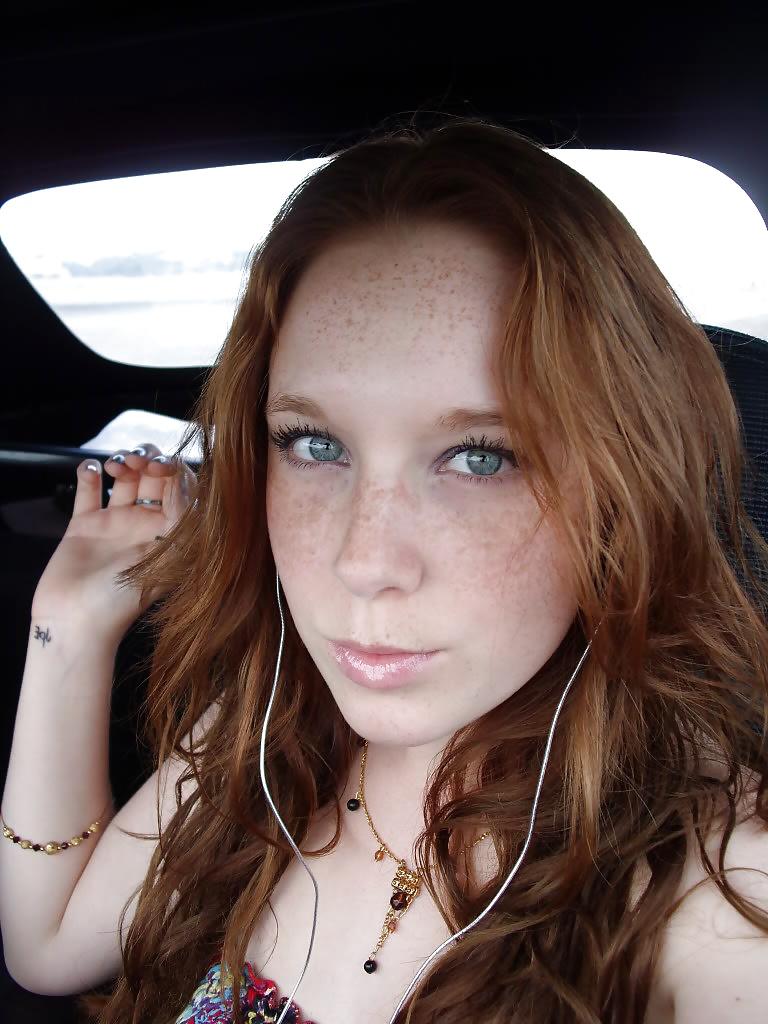 14P Cute Redhead Teen with curls