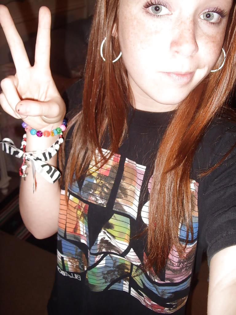 14P Cute Redhead Teen with curls