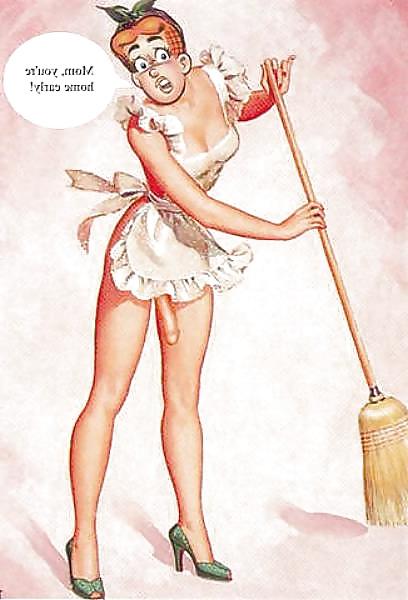 20P Sissy slave art drawings