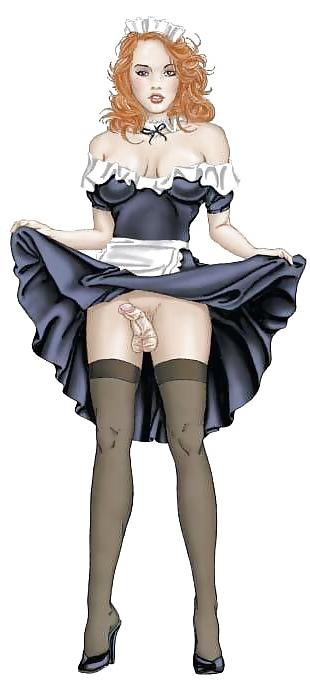 20P Sissy slave art drawings