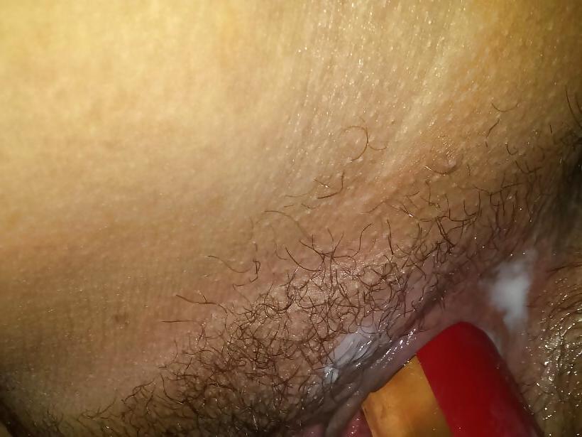 15P Black dildo play kik