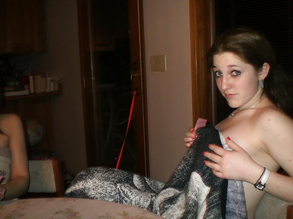 25P Girls play naked darts