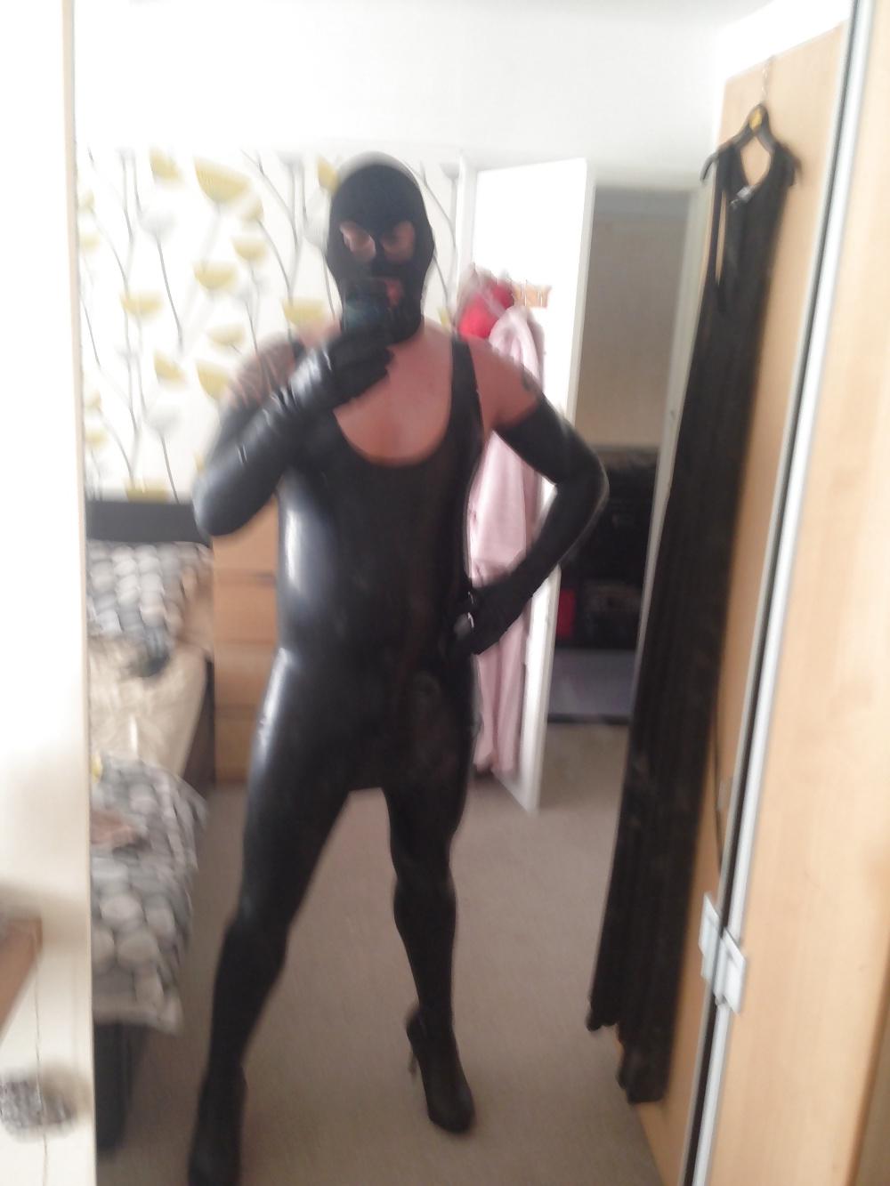 8P New rubber dress stocking gloves