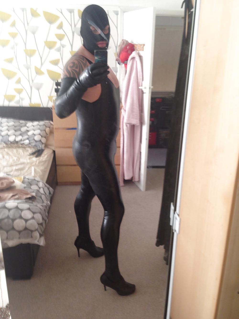 8P New rubber dress stocking gloves