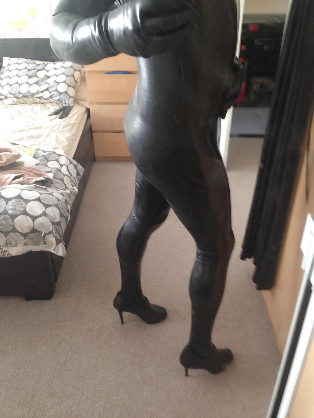 8P New rubber dress stocking gloves
